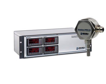 Michell retrofits older AIOx moisture analyzers with a new multi-channel moisture analyzer 